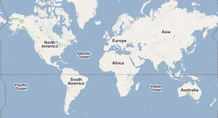 The Ambassador's Travels World Map
