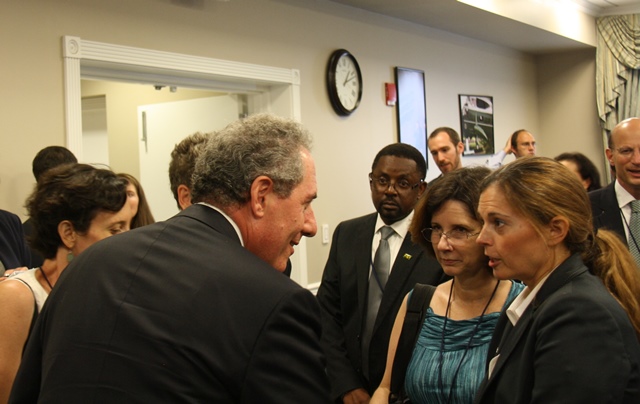 Ambassador Froman greets stakeholders